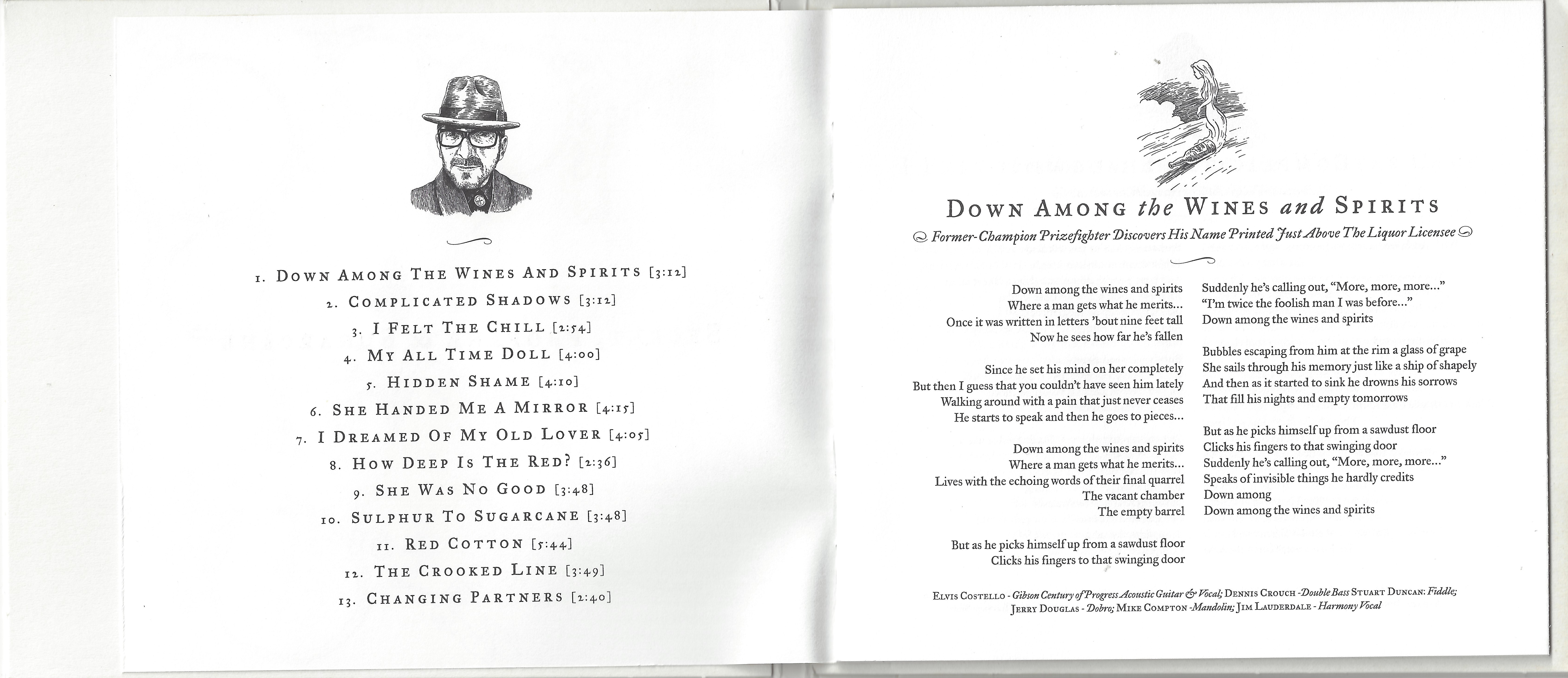 Elvis Costello  Secret, Profane & Sugarcane : Booklet 3